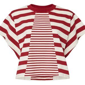 Current/Elliott Tex Stripe Tee Size 0/S $210